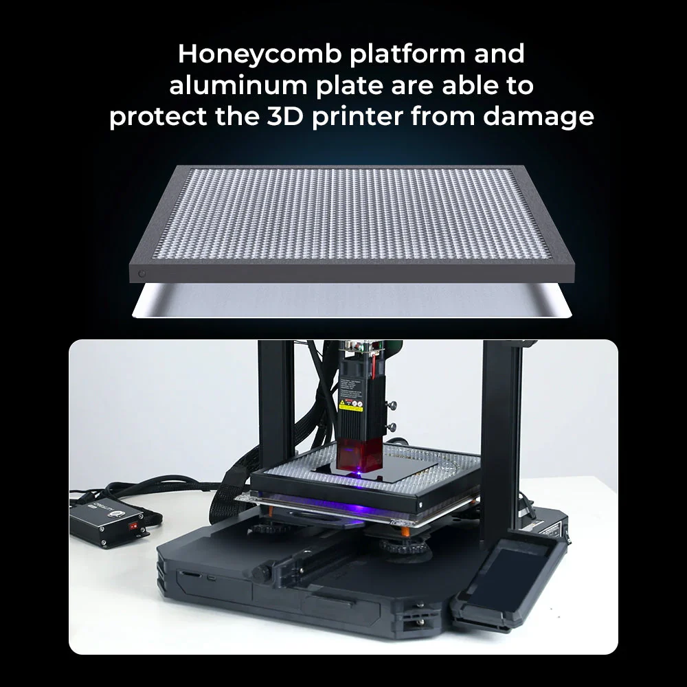 235*235mm Honeycomb Workbench for Laser Engraver & 3D Printer - Image 4
