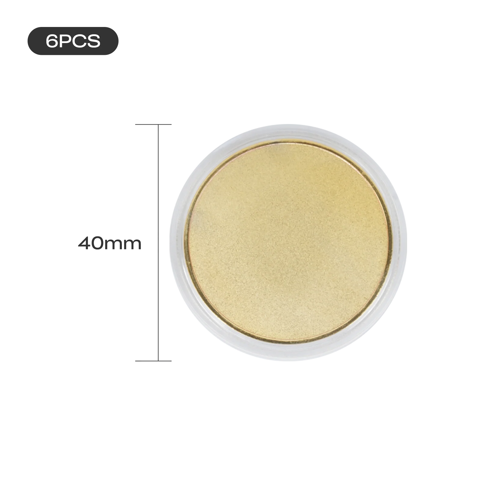3-Color Blank Commemorative Coins (6pcs) - Image 5