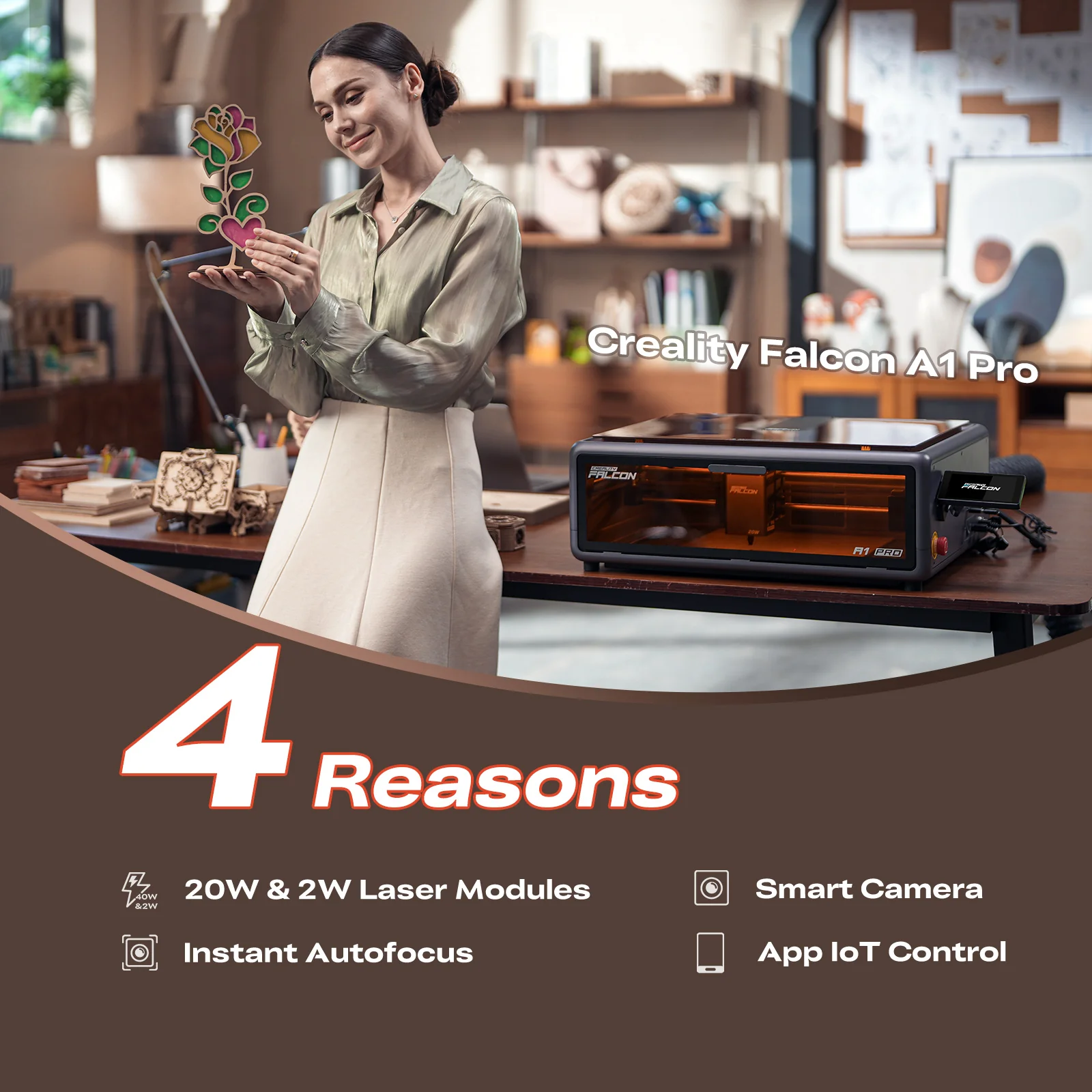 Creality Falcon A1 10W Laser Engraver - Image 16