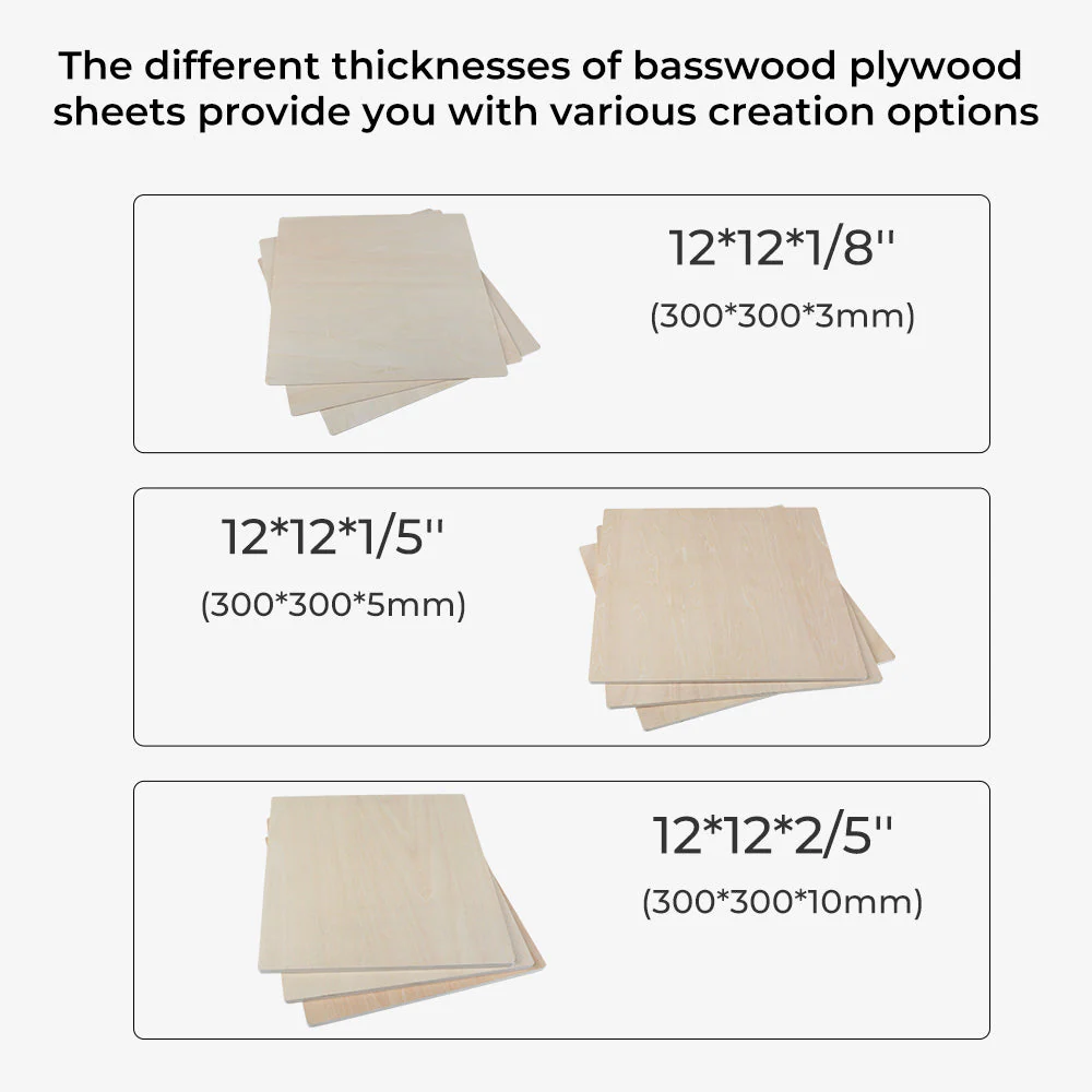 Falcon Series Basswood Plywood Sheets - Image 4