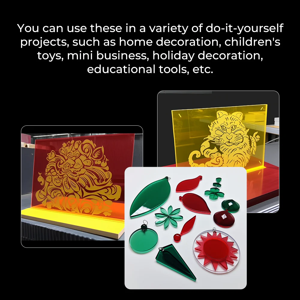 Three Colors Transparent Acrylic Sheets - Intelligent Recognition - Image 6